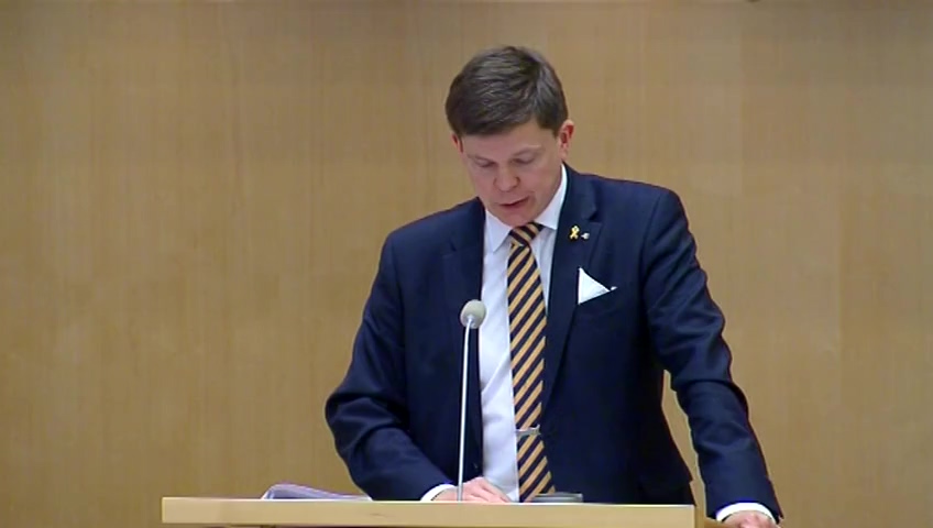 Stillbild från Debatt om förslag: Behandlingen av riksdagens skrivelser