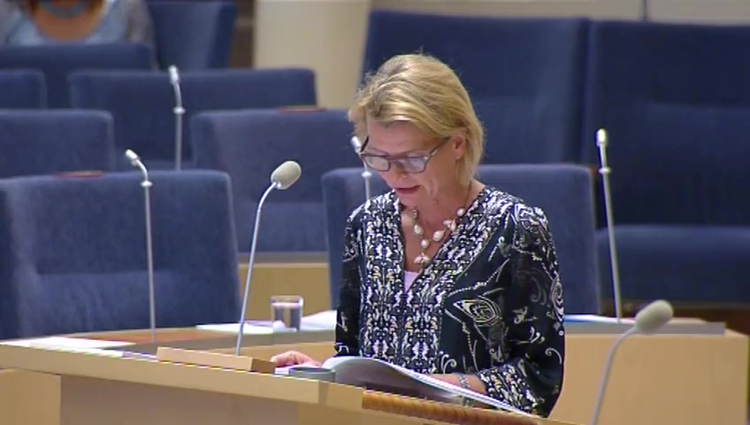 Stillbild från Interpellationsdebatt: Arbetet med den nya jämställdhetsmyndigheten