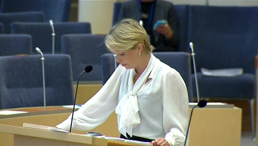 Stillbild från Interpellationsdebatt: Brister i Försäkringskassans arbete
