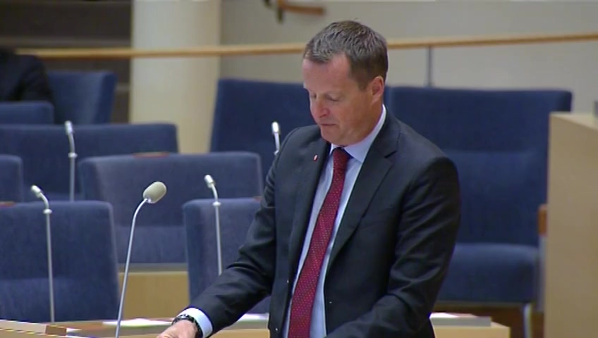 Stillbild från Interpellationsdebatt: Den it-attack som drabbat världen