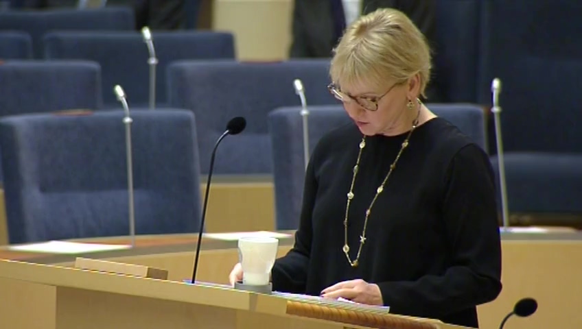 Stillbild från Interpellationsdebatt: Nuclear Ban Treaty (NBT)