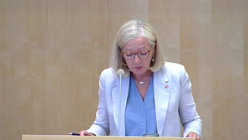 Stillbild från Debatt om förslag: Privata sjukvårdsförsäkringar inom offentligt finansierad hälso- och sjukvård