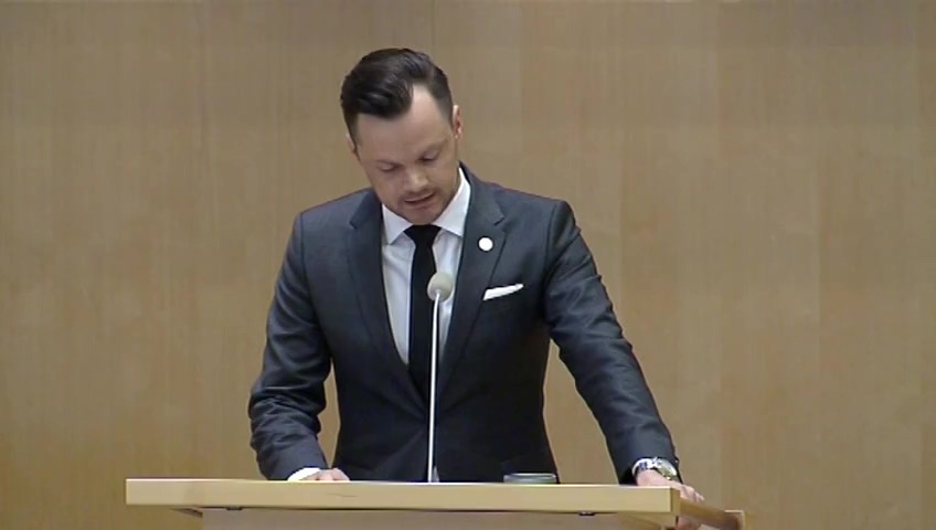 Stillbild från Aktuell debatt: Aktuell debatt om attentatet i Stockholm