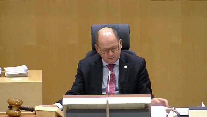 Stillbild från Debatt om förslag: Riksrevisionens rapport om Statens servicecenter