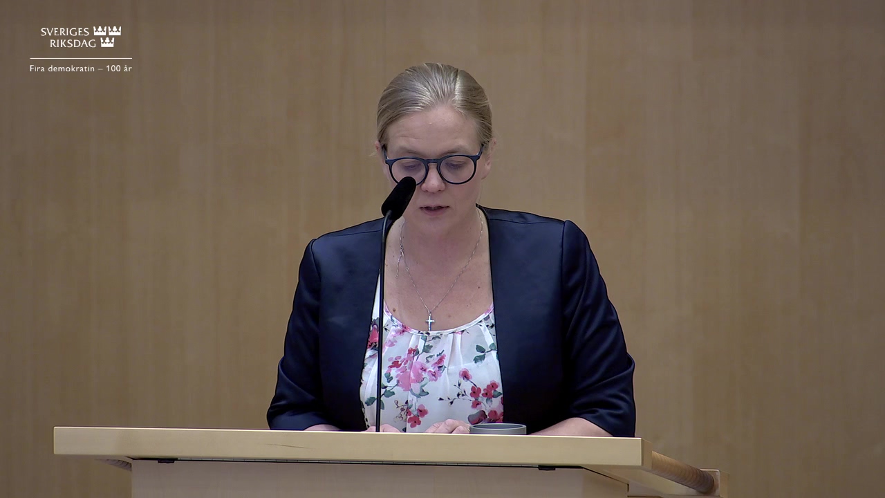 Stillbild från Debatt om förslag: Ett bättre premiepensionssystem