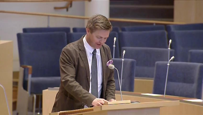 Stillbild från Interpellationsdebatt: Arbetslöshetsmålet