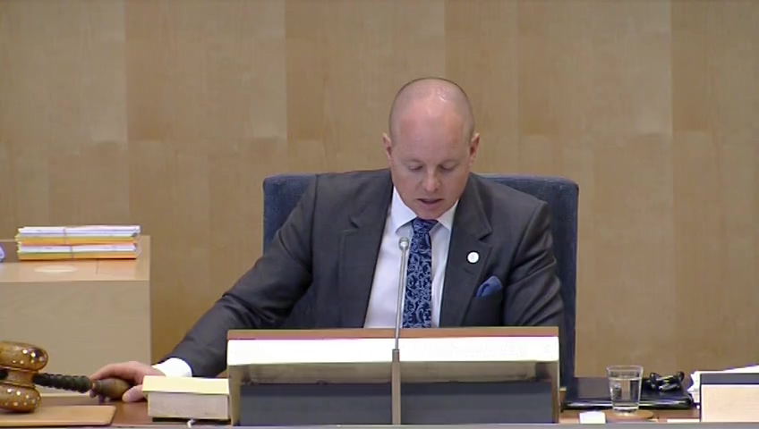 Stillbild från Debatt om förslag: Effektivare uppdatering av lägenhetsregistret