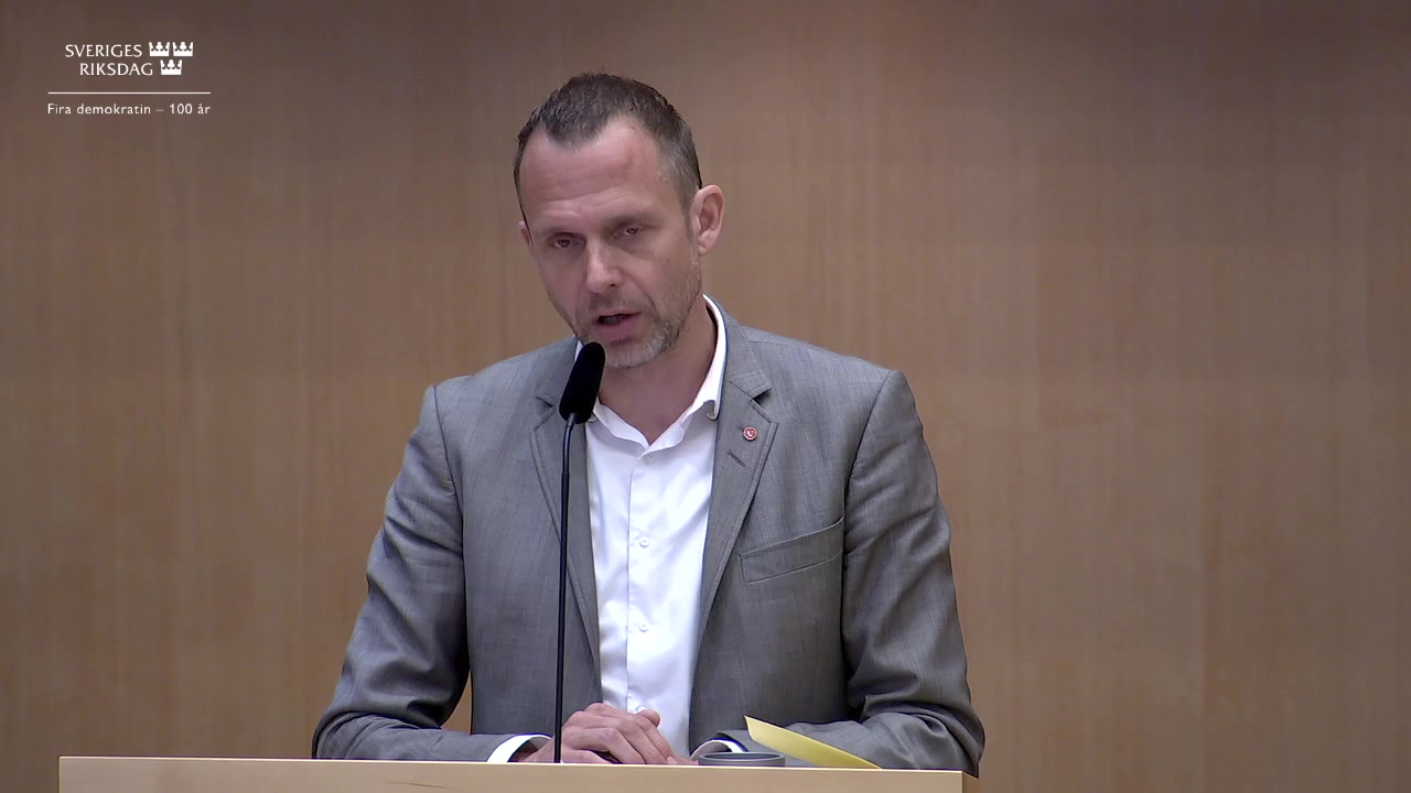 Stillbild från Debatt om förslag: Infrastrukturfrågor