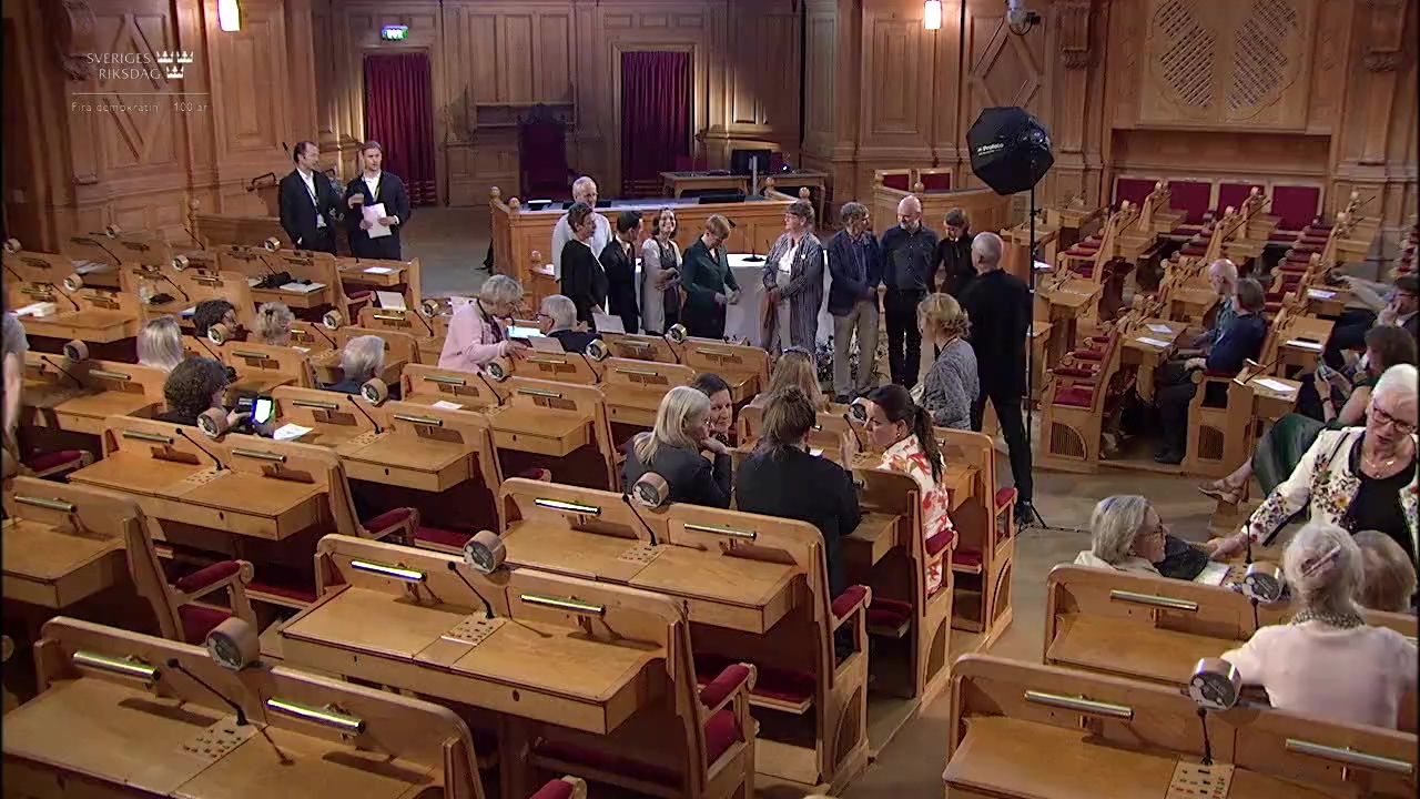 Stillbild från Öppet seminarium: Seminarium: Demokratins minnesallé