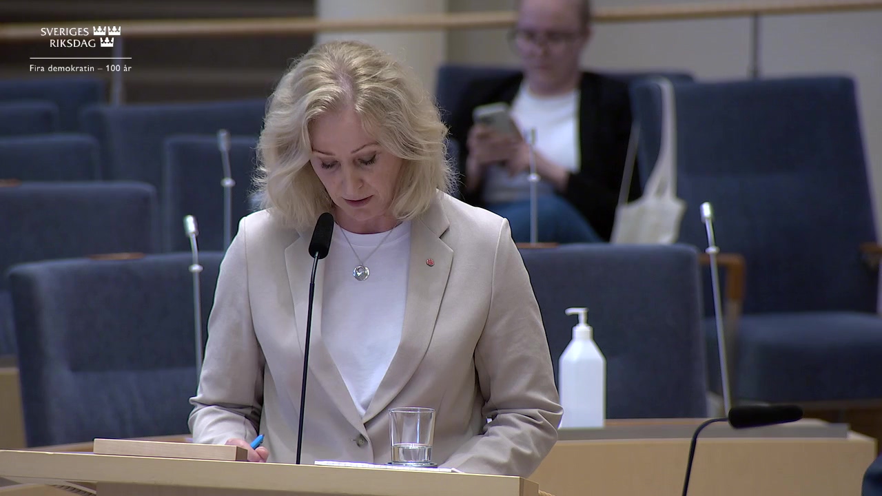 Stillbild från Interpellationsdebatt: Nätjättarnas valpåverkan