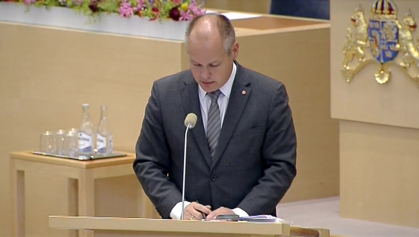 Stillbild från Interpellationsdebatt: Ett rättssäkert asylsystem 