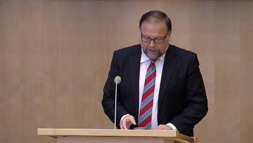 Stillbild från Debatt om förslag: Riksrevisionens rapport om informationssäkerhet i den civila statsförvaltningen