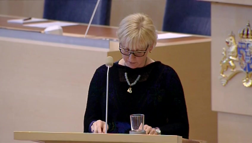 Stillbild från Interpellationsdebatt: Sveriges säkerhetspolitik