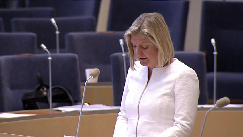 Stillbild från Interpellationsdebatt: Skatteförslag som påverkar landets pensionärer
