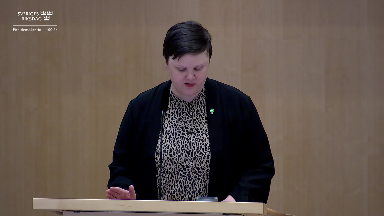 Stillbild från Debatt om förslag: Vägar till hållbara vattentjänster