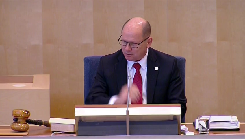 Stillbild från Budgetdebatt: Budgetdebatt
