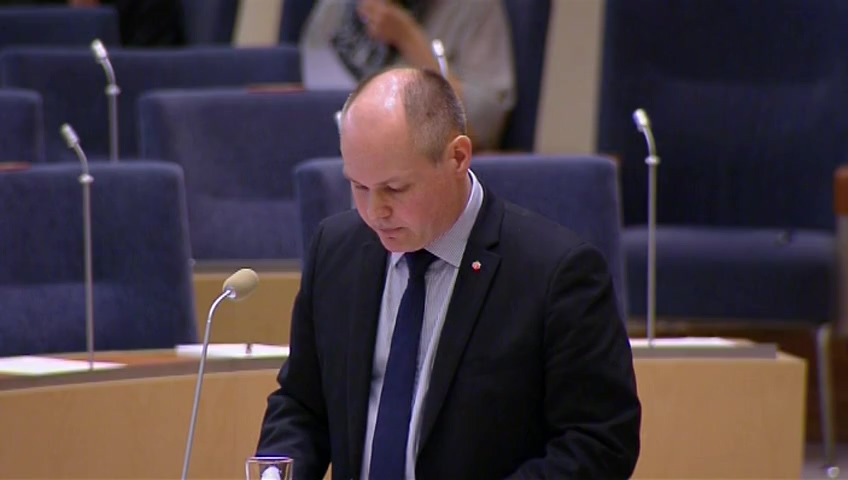 Stillbild från Interpellationsdebatt: En effektiv kriminalvård och färre återfall