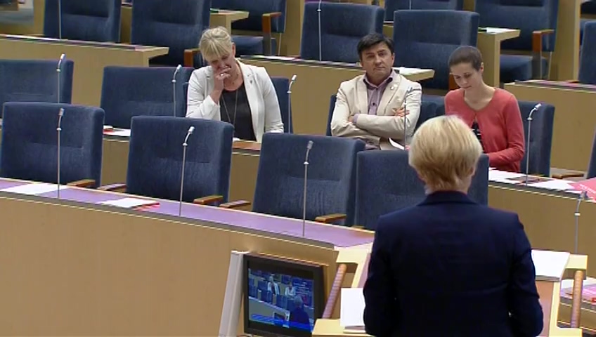 Stillbild från Interpellationsdebatt: Den höga ungdomsarbetslösheten i Jämtlands län