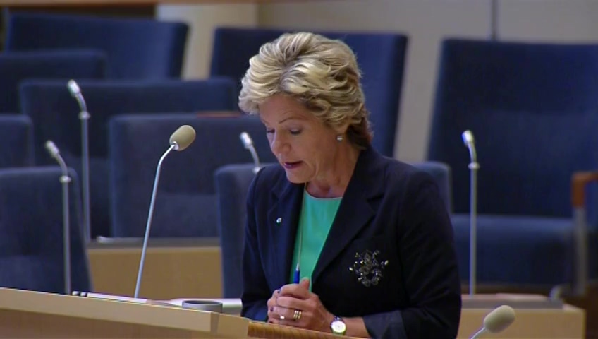 Stillbild från Interpellationsdebatt: Socialtjänstens arbete med utsatta barn