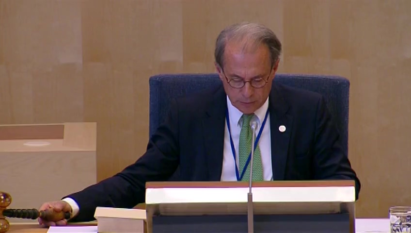 Stillbild från Debatt om förslag: Granskning av kommissionsrapporter om subsidiaritet och proportionalitet m.m.