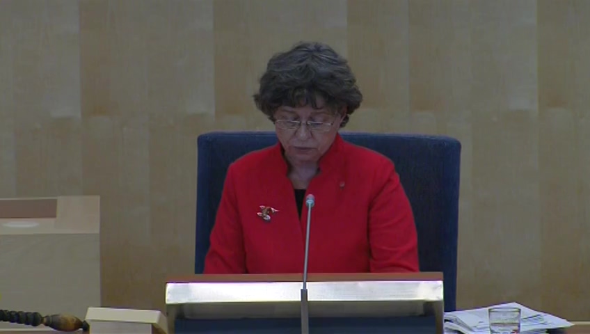 Stillbild från Debatt om förslag: Riksrevisionens rapport om förvaltningen av förvalsalternativet i premiepensionssystemet