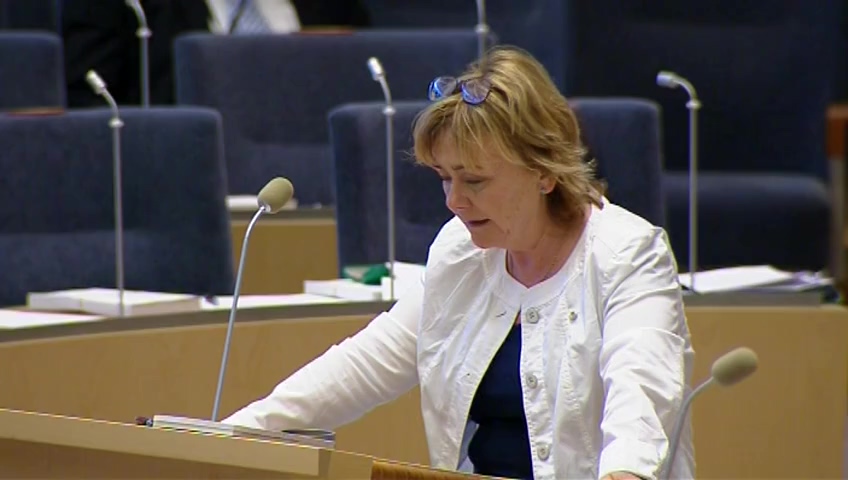 Stillbild från Interpellationsdebatt: Organiserad brottslighet bakom matfusk