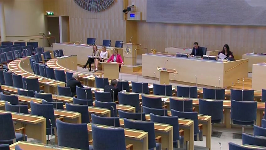 Stillbild från Interpellationsdebatt: Förtroendet för svenska pass