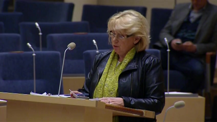 Stillbild från Interpellationsdebatt: Statligt organ med ansvar för skoterfrågor