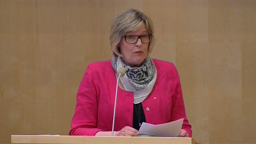 Stillbild från Debatt om förslag: Hushållningen med mark- och vattenområden