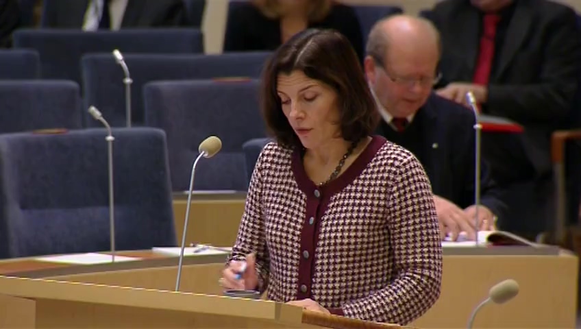 Stillbild från Interpellationsdebatt: Försvarsmaktens korvetter