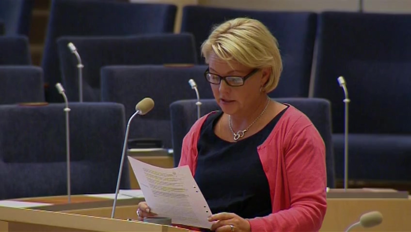 Stillbild från Interpellationsdebatt: Visstidsanställning
