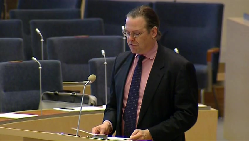Stillbild från Interpellationsdebatt: Åtgärder mot jämviktsarbetslösheten 