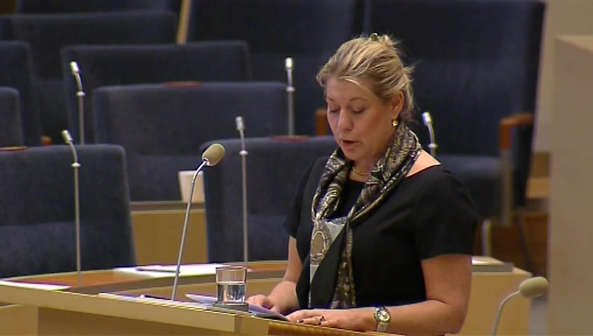 Stillbild från Interpellationsdebatt: Framtidssäkra och kostnadseffektiva investeringar i nya järnvägar