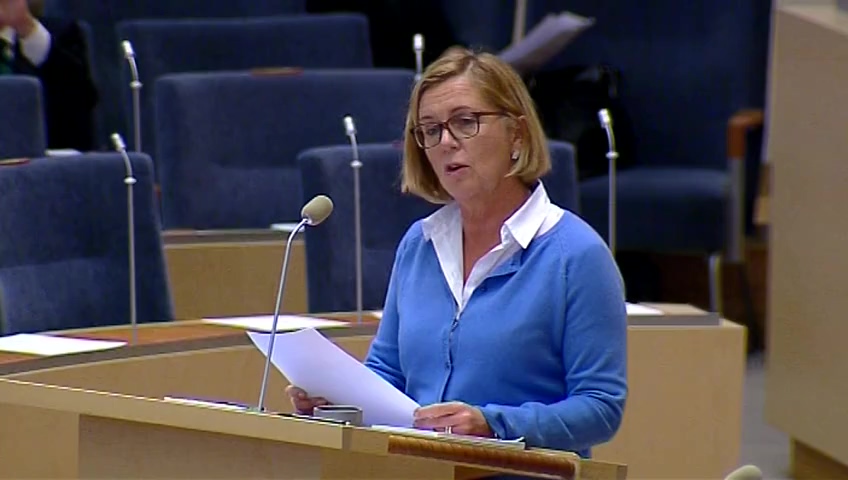 Stillbild från Interpellationsdebatt: Teckenspråkstolksutbildningens framtid
