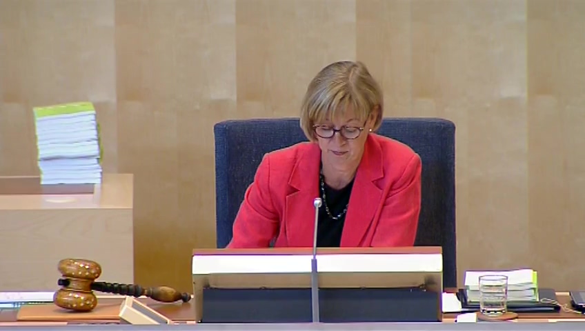 Stillbild från debatten i kammaren