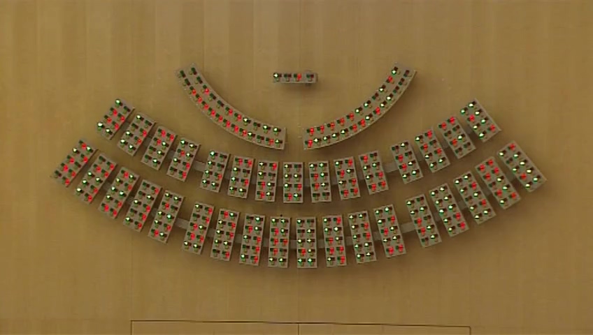 Stillbild från debatten i kammaren