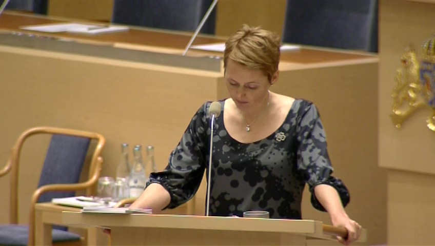 Stillbild från Interpellationsdebatt: Regeringens vallöfte om solvärme och solel samt översyn av uttagsskatten på vindel