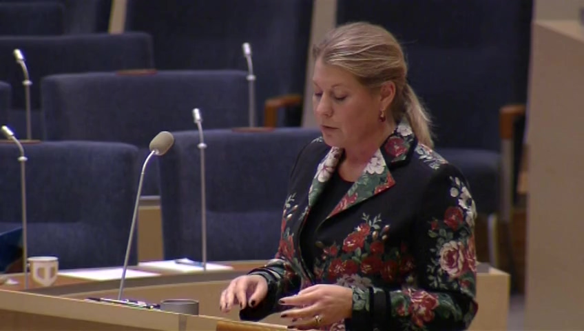 Stillbild från Interpellationsdebatt: Mälarbanan