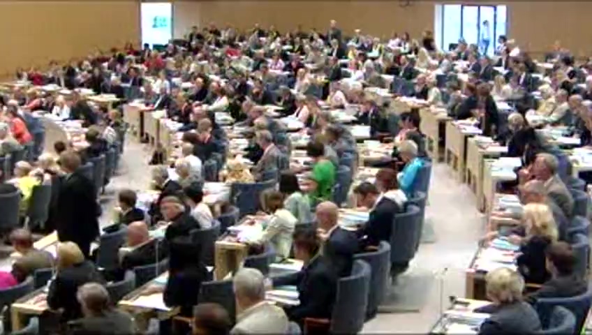 Stillbild från debatten i kammaren