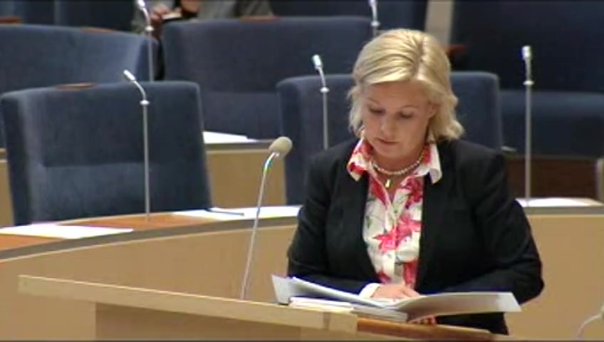 Stillbild från Interpellationsdebatt: Missmatchning på den svenska arbetsmarknaden