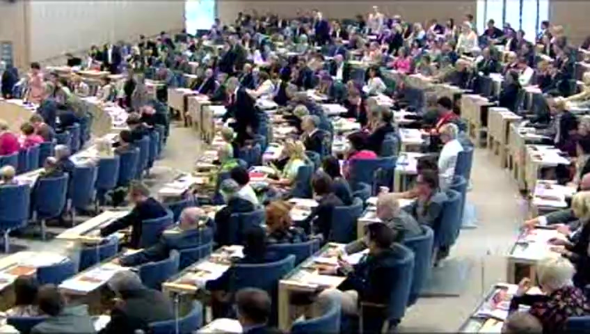 Stillbild från debatten i kammaren