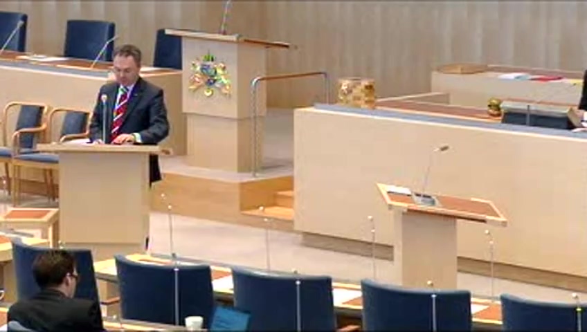 Stillbild från Interpellationsdebatt: Iterprojektet