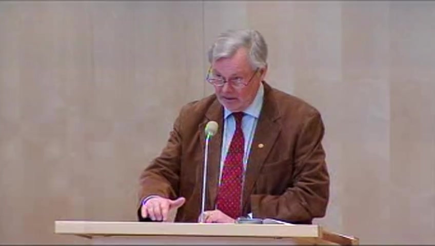 Stillbild från Debatt om förslag: Allmänna motioner om taxering, skattebetalning och folkbokföring
