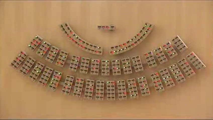 Stillbild från debatten i kammaren