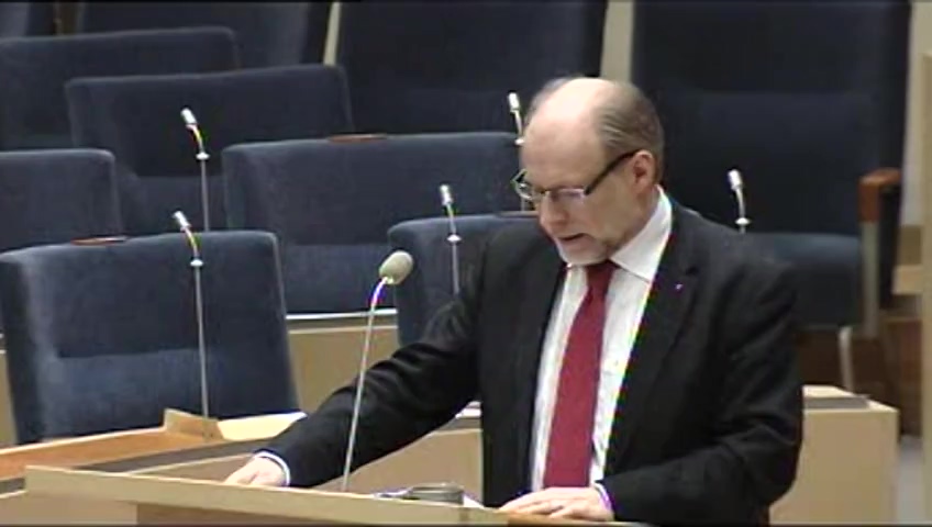 Stillbild från Interpellationsdebatt: Nivån på bostadsbyggandet