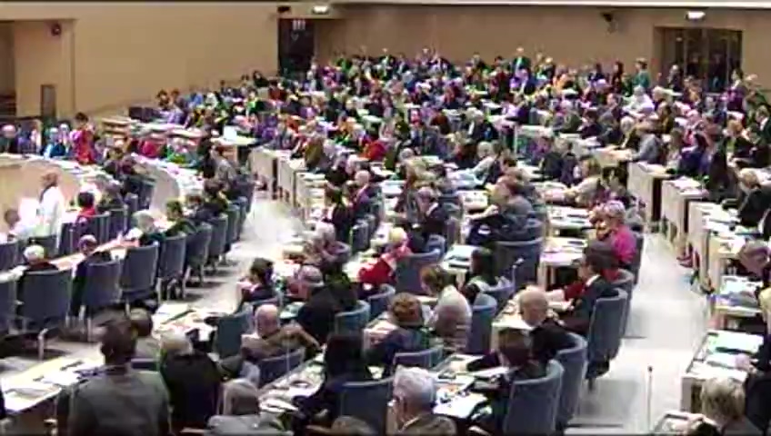 Stillbild från debatten i kammaren