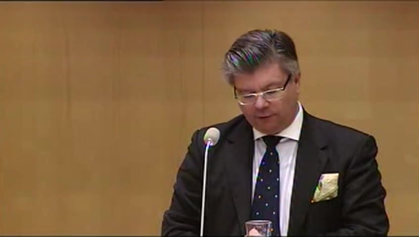 Stillbild från Debatt om förslag: Utgiftsområde 6 Försvar och samhällets krisberedskap 2011