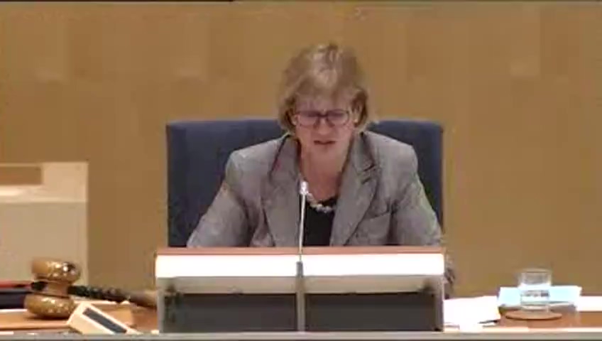 Stillbild från debatten i kammaren