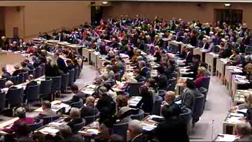 Stillbild från debatten i kammaren