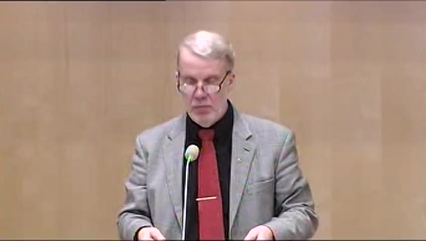 Stillbild från debatten i kammaren